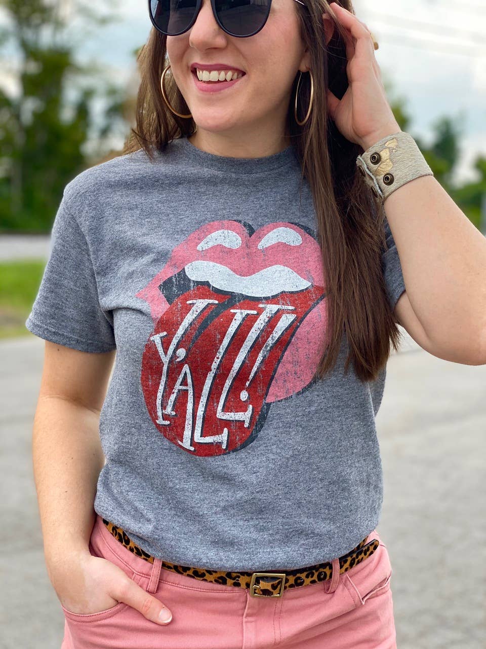 Y'all Rocker Tongue - Shirt SOUTHERN FRIED DESIGN BARN