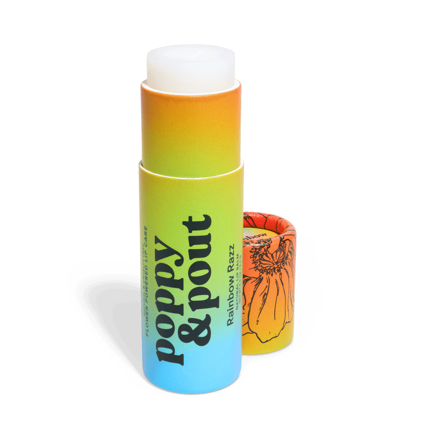 Poppy & Pout - Limited Edition, Lip Balm, Rainbow Razz
