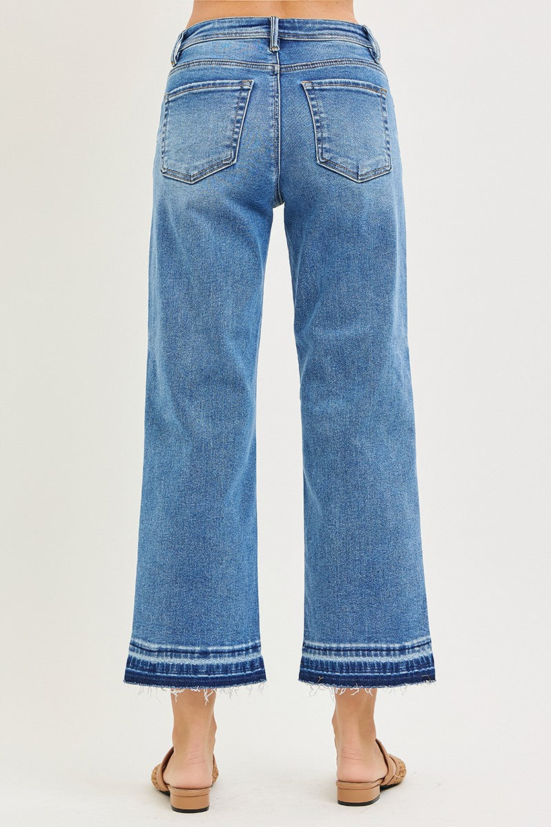 RISEN JEANS- Slouchy Cropped Boyfriend Jeans - 926 West