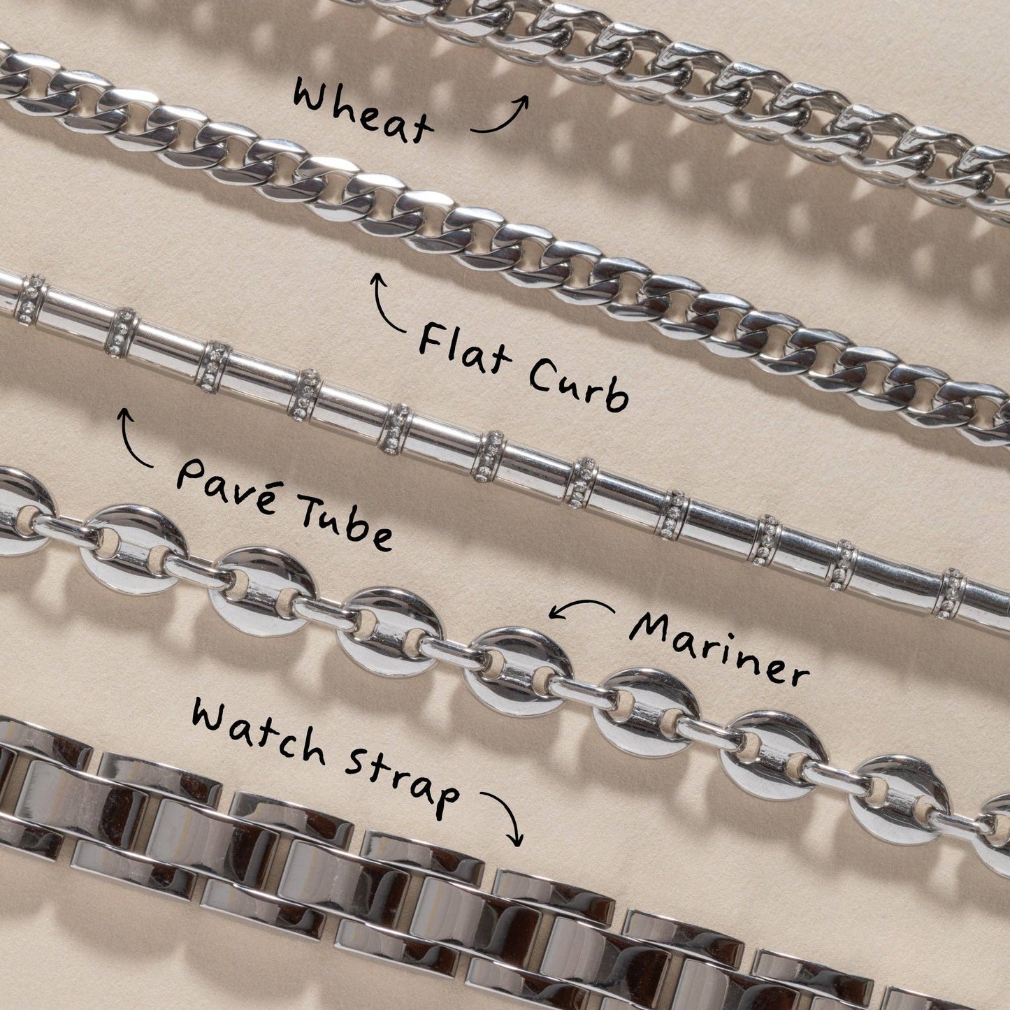 ALEX + ANI - Chunky Watch Strap Bracelet