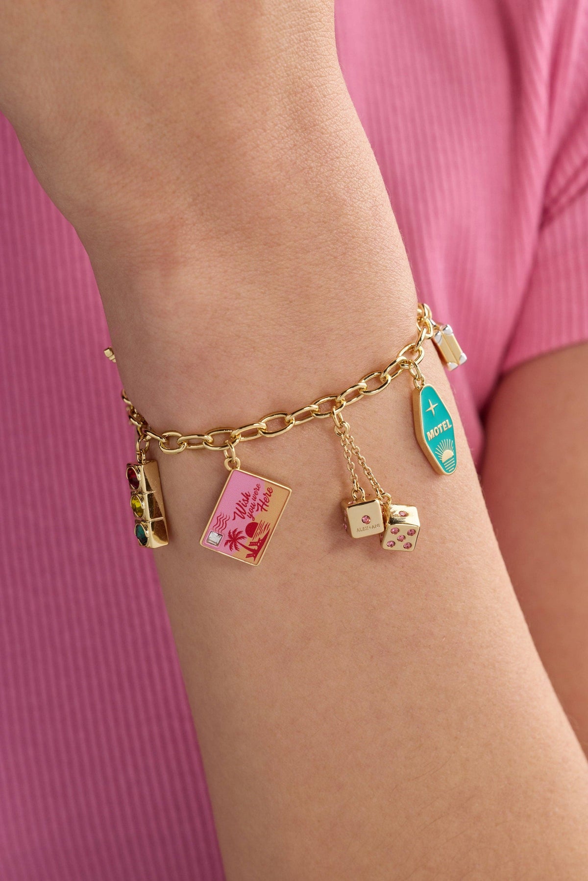 Alex & Ani Road Trip Multi-Charm Bracelet