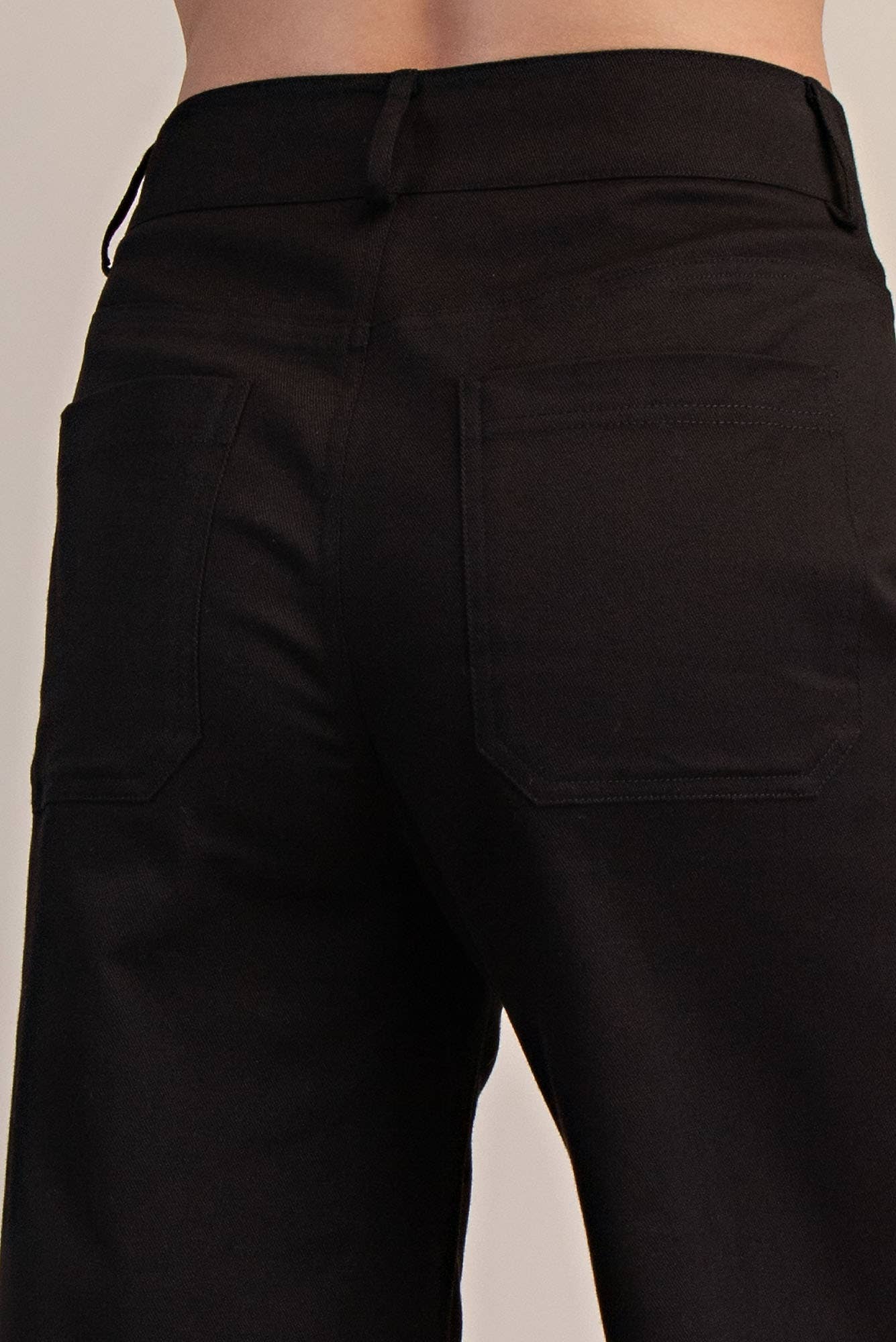 High Waist Wide Pants in Black