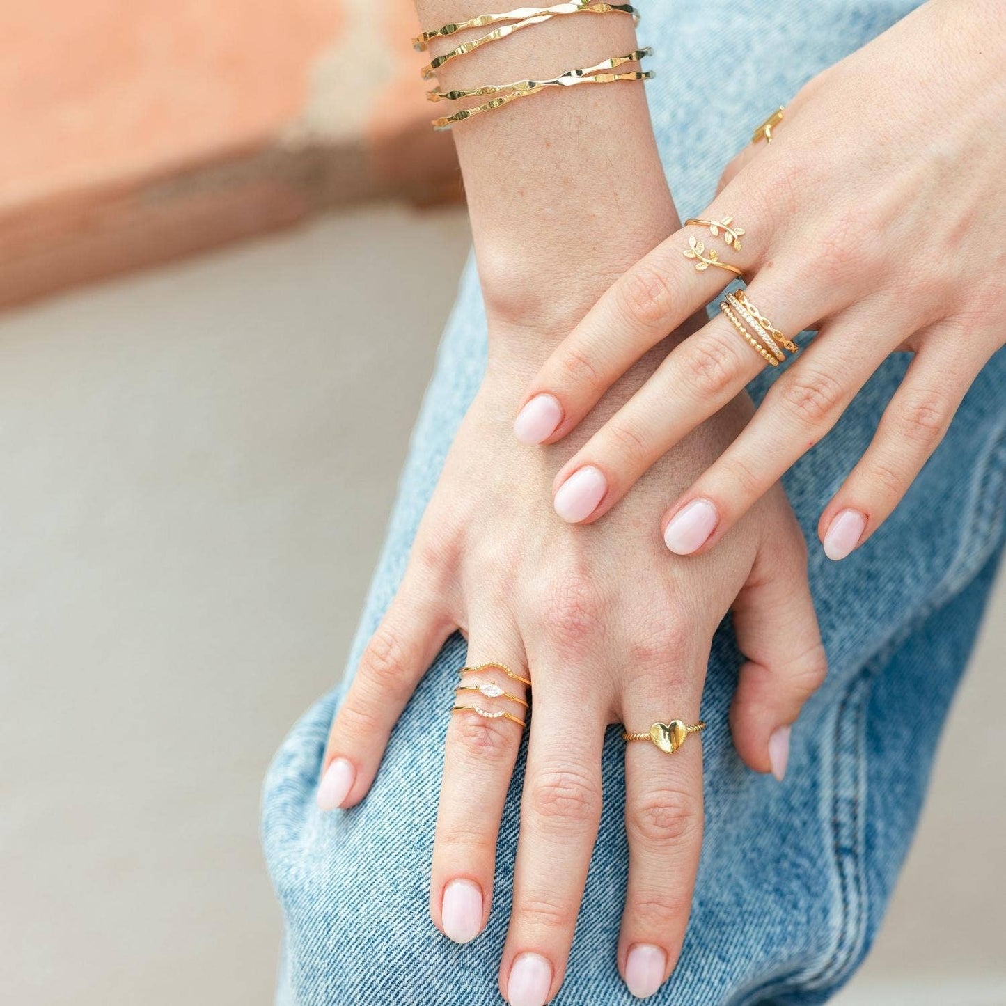 Splendid Iris - Super Delicate Adjustable Dot Ring - 926 West