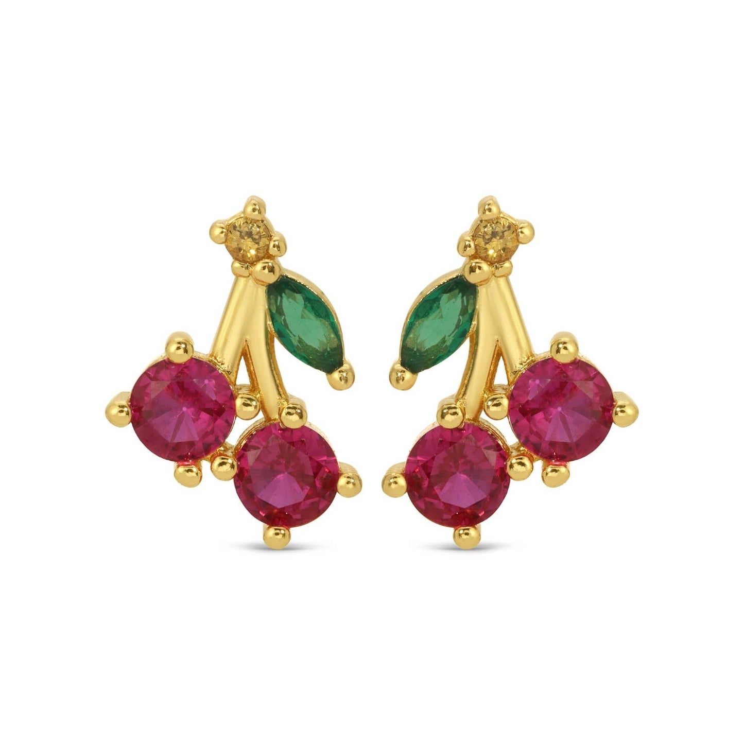 SPLENDID IRIS - Cherry Studs On Velvet Gift Tag - 926 West