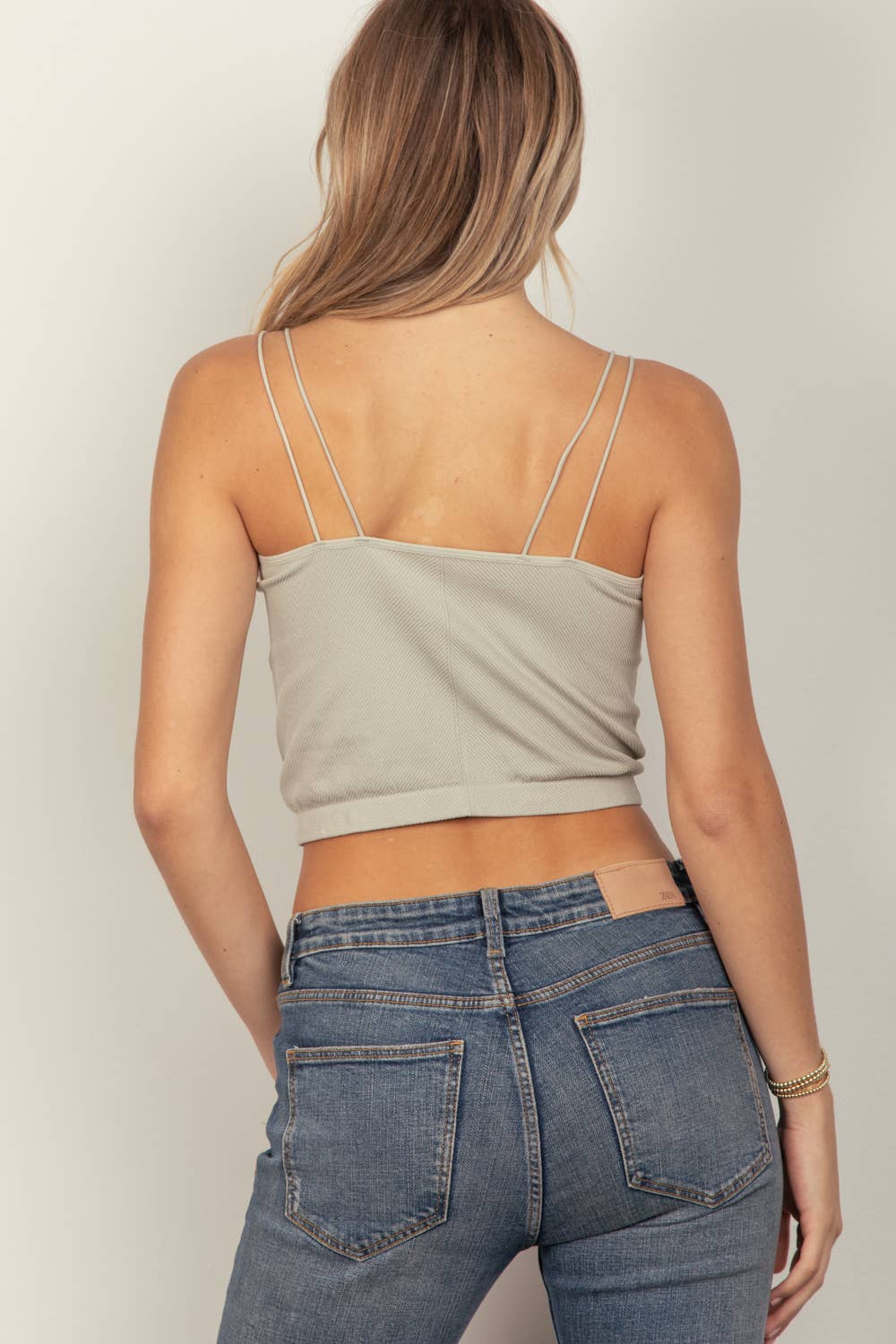 VERY J - Soft Stretchy Double Strap Slim Fit Tank Top - 926 West