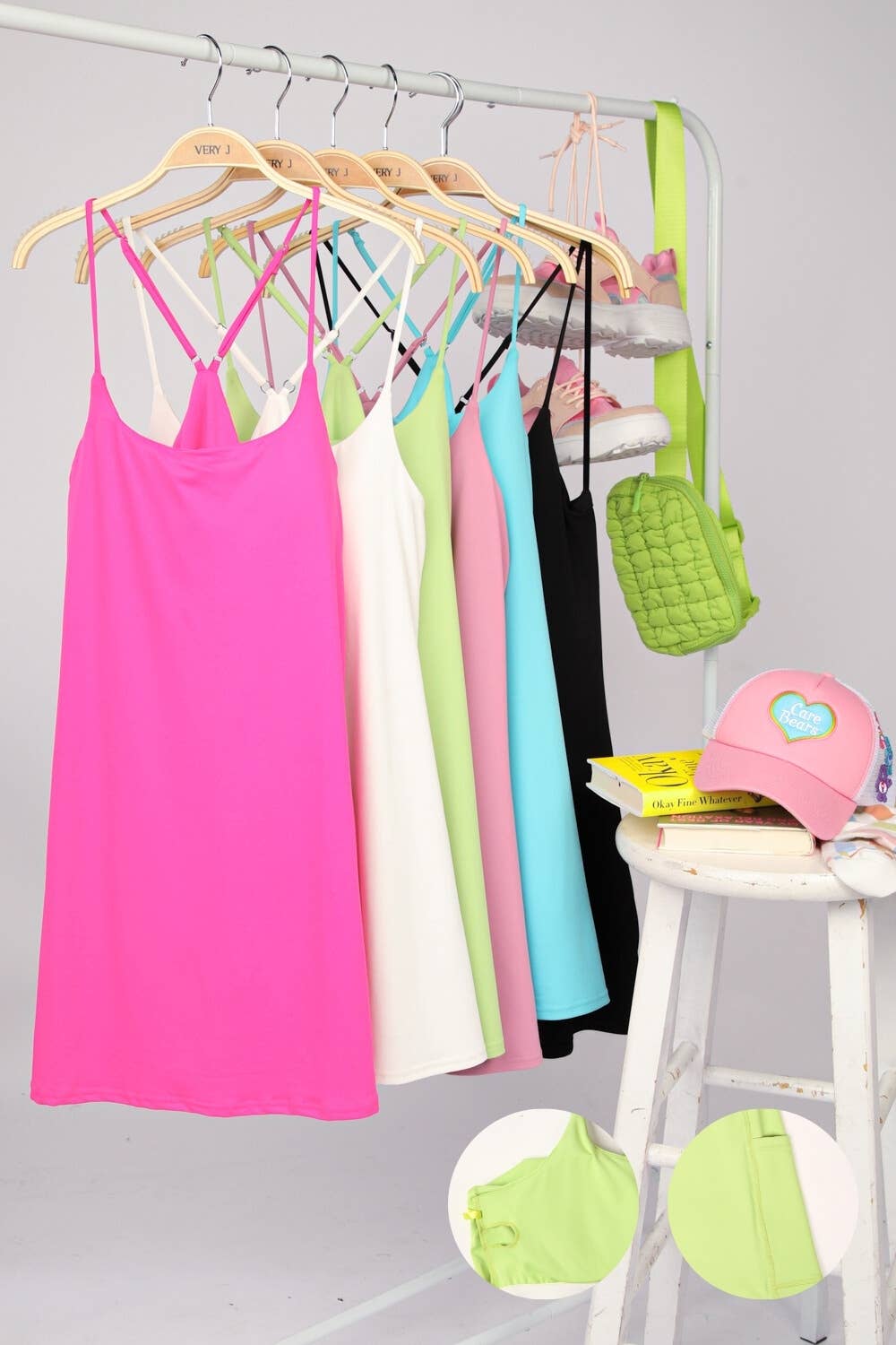 VERY J - Sleeveless Active Tennis Mini Dress - 926 West