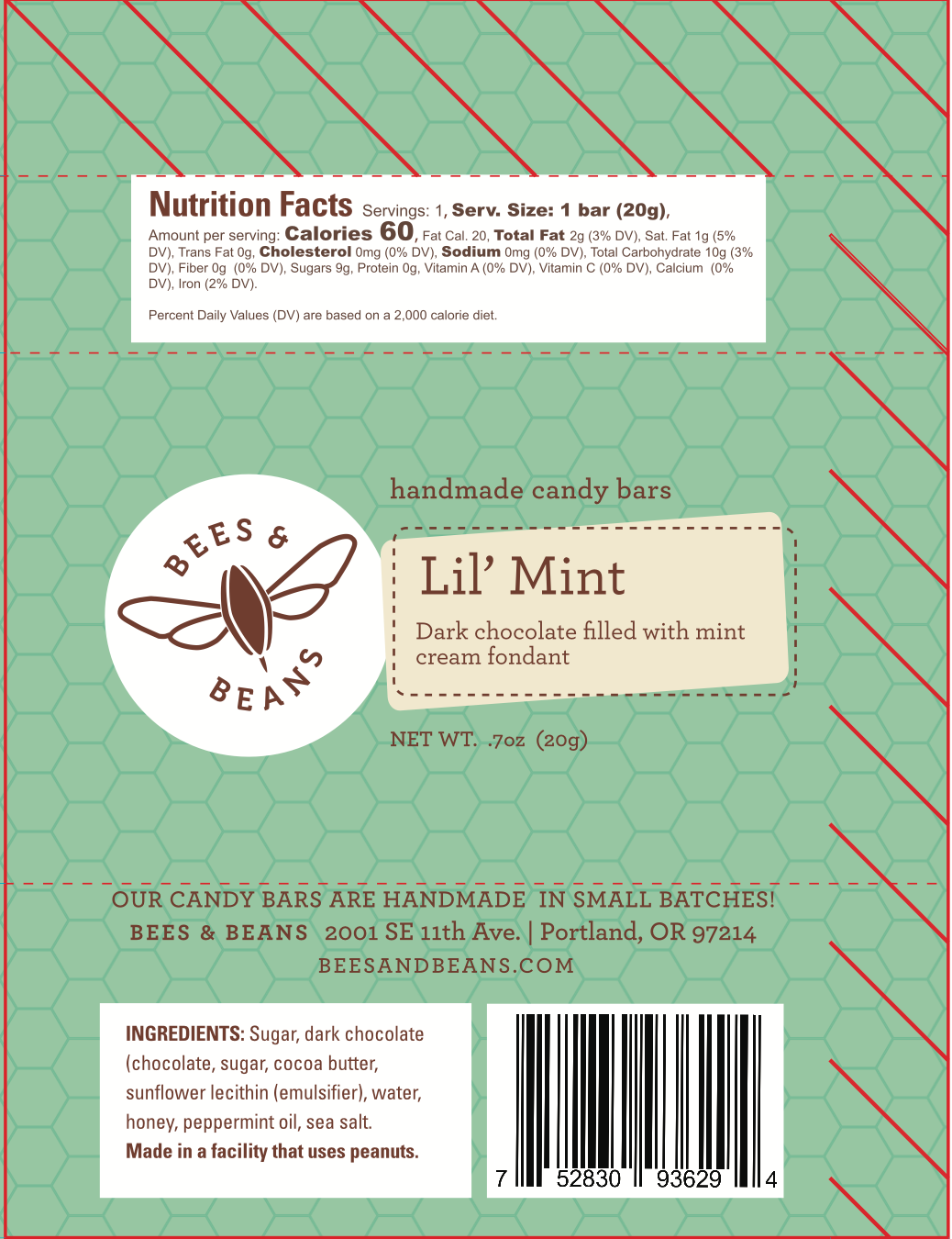 Bees & Beans Split Case of Honey Bar Jr and Lil’ Mint - 926 West