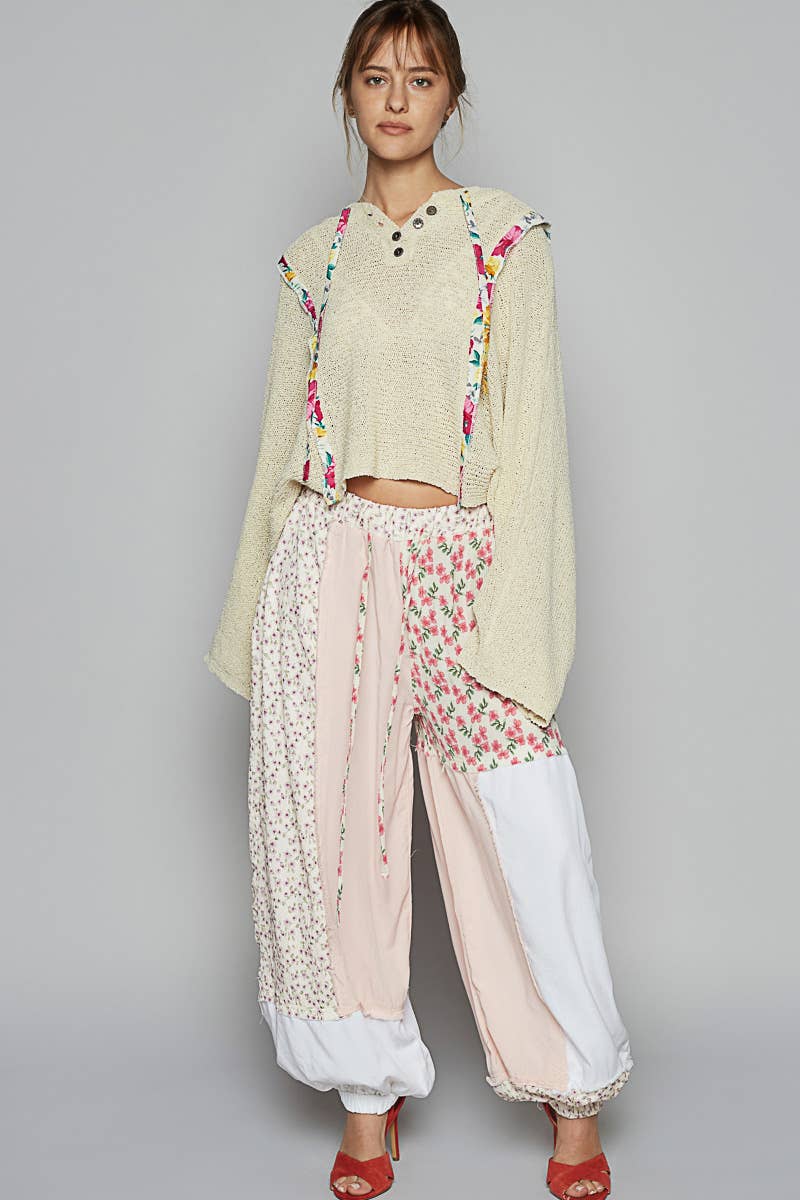 FINAL SALE-Full sleeve solid thin sweater hoodie top 926 WEST