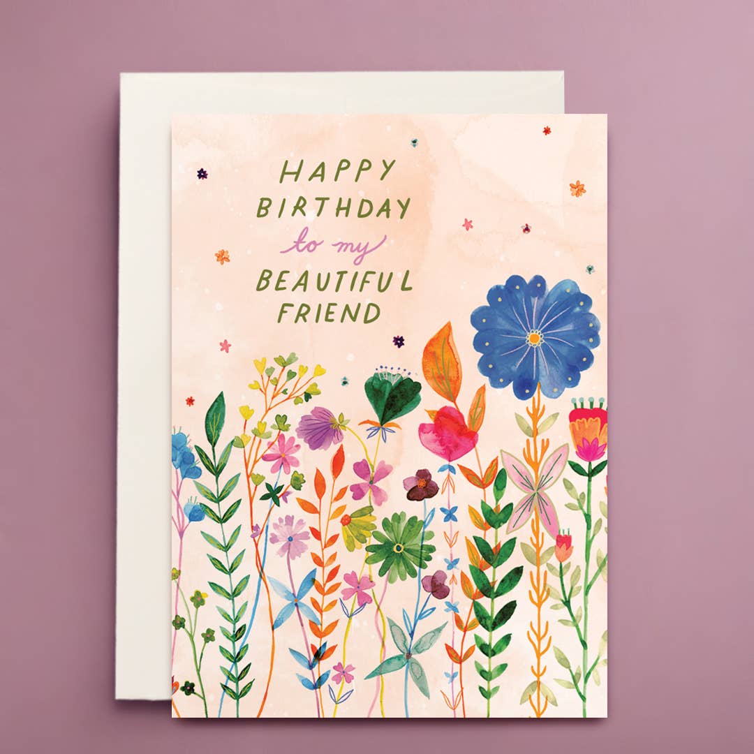 Beautiful Flowers Birthday Card - 926 West