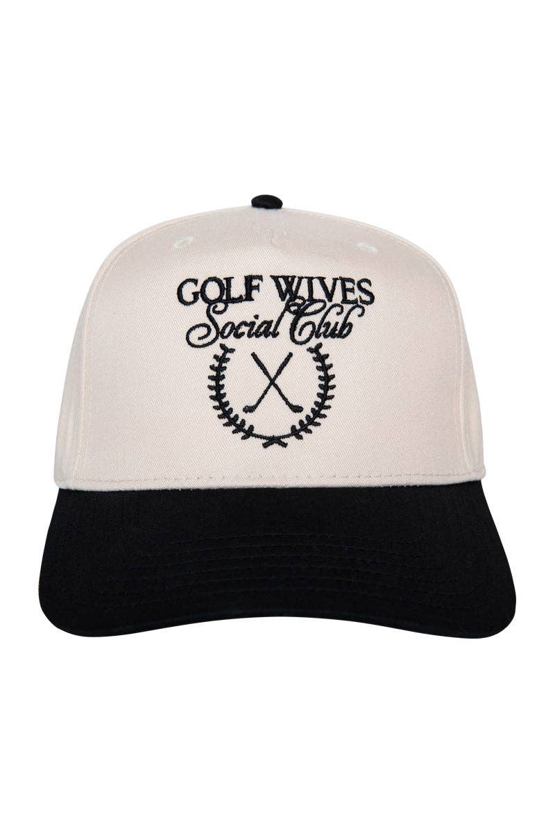 Golf Wives Social Club Two-Toned Fitted Hat Katydid