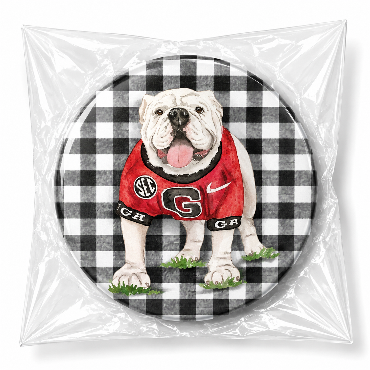 UGA - Bulldog Button
