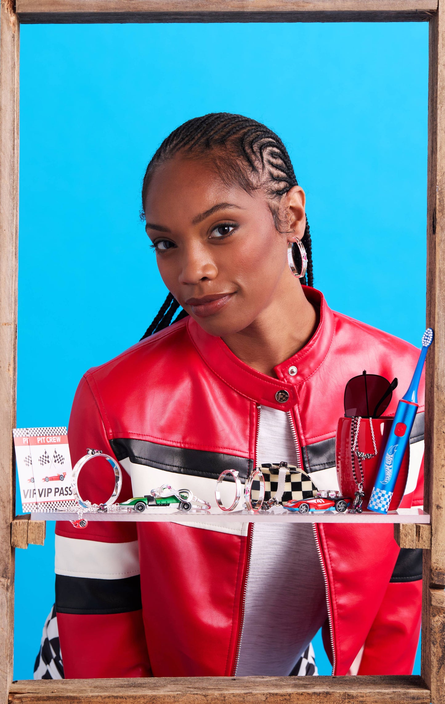 ALEX + ANI - Hot Wheels™ Racecar Pendant Necklace