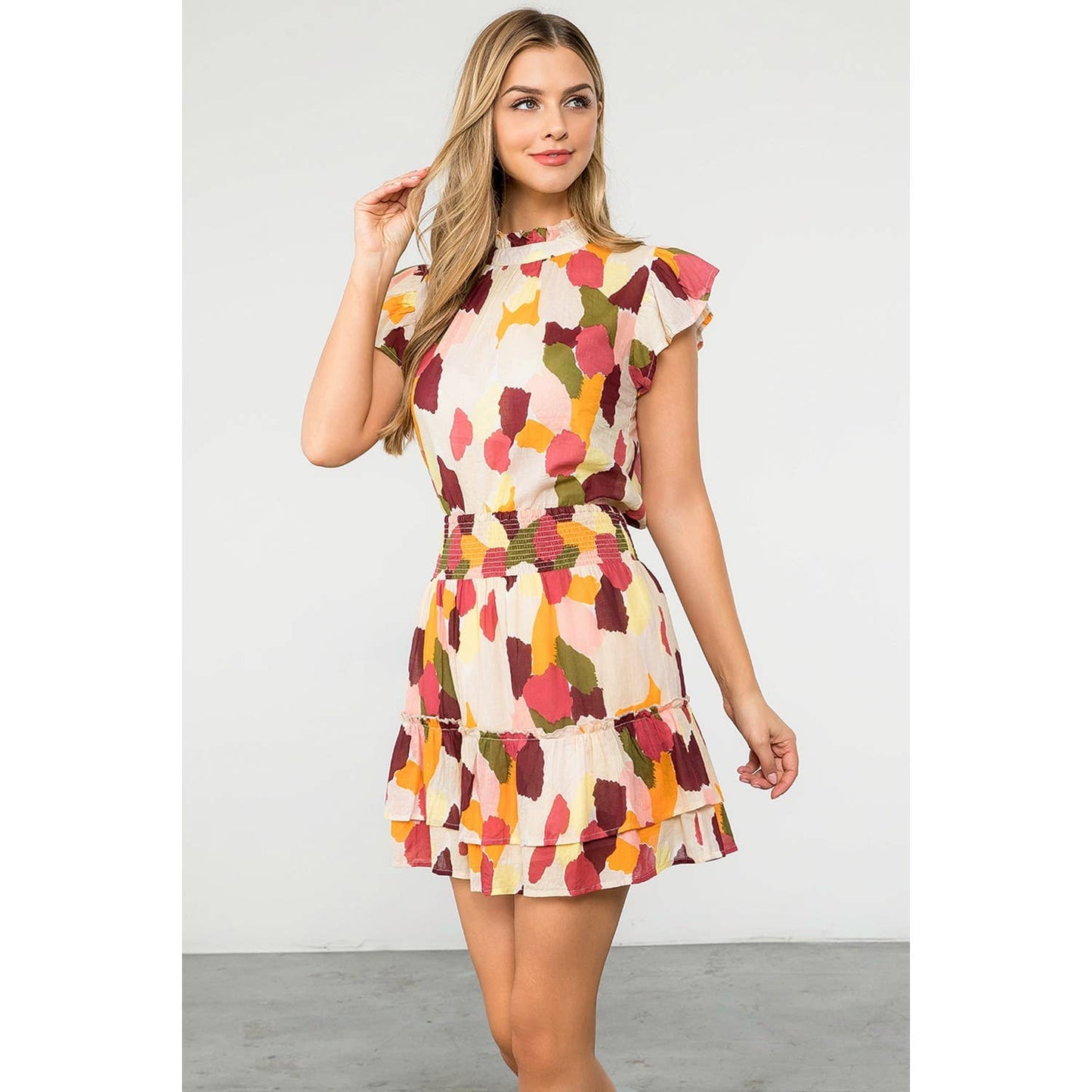 Spotted Multicolor Print Top ONLY 926 WEST