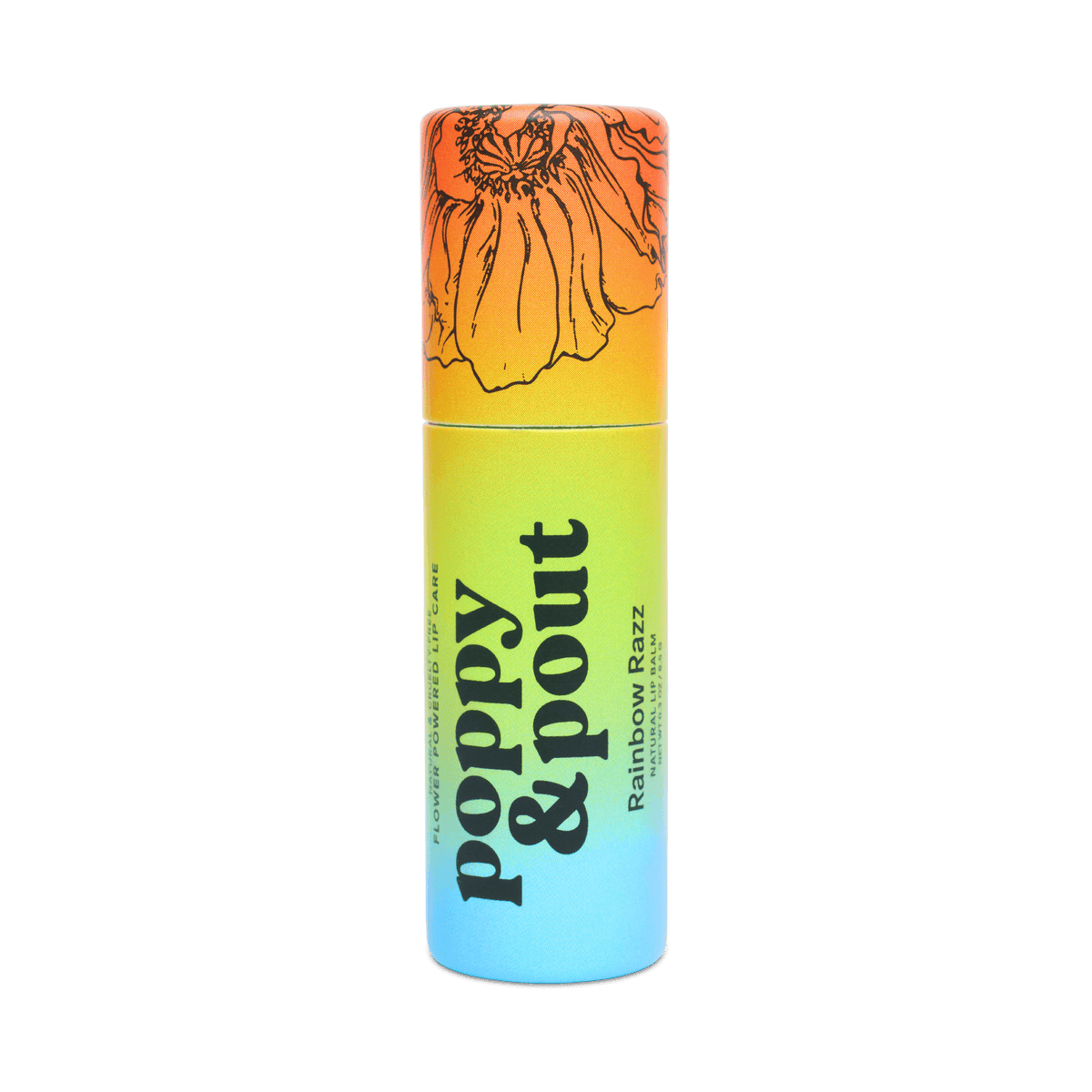 Poppy & Pout - Limited Edition, Lip Balm, Rainbow Razz