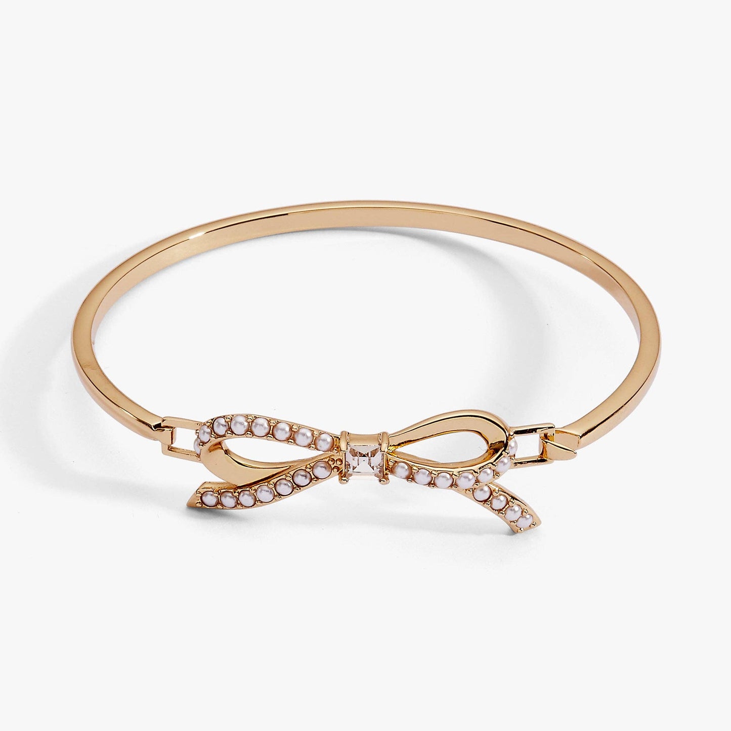Alex & Ani - Bow Pearl Coquette Tension Bangle