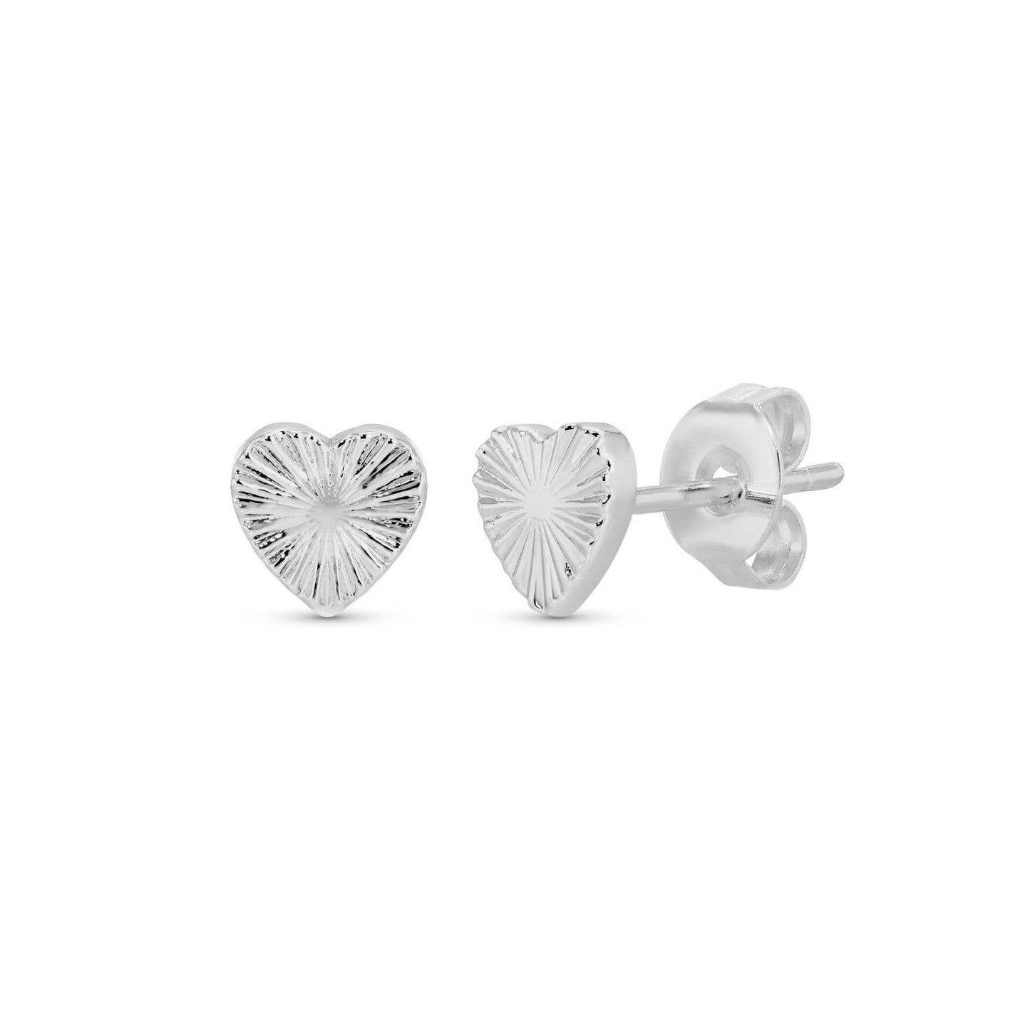 SPLENDID IRIS - Heart Burst Studs on Velvet Gift Tag - 926 West