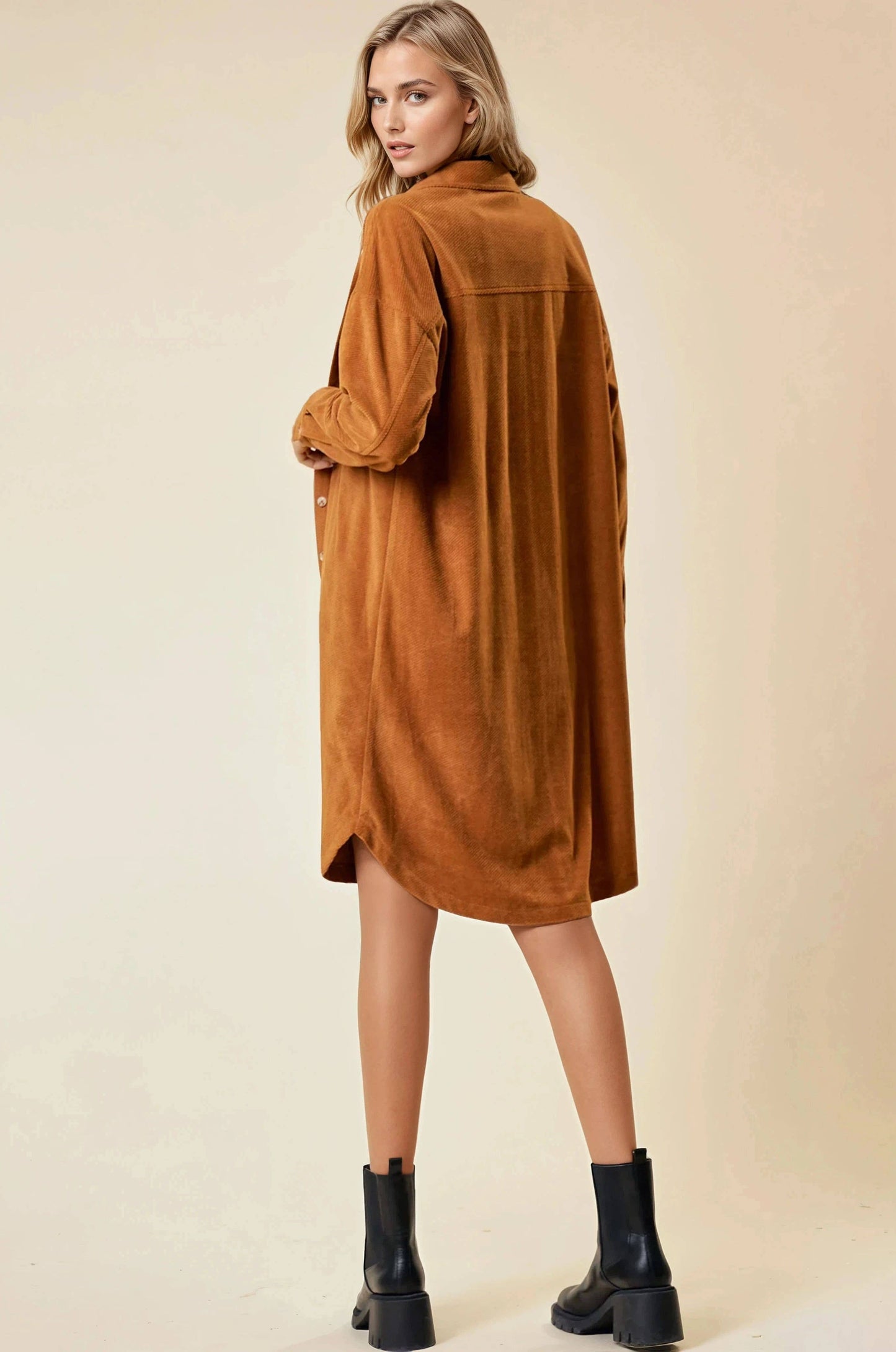 Your Favorite Button Down Duster Jacket - 926 West