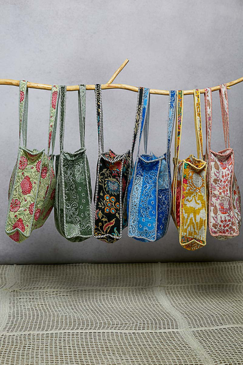 POL Quilted Printed Tote Bag