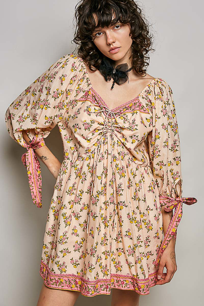 POL - Floral Printed Woven Mini Dress - 926 West
