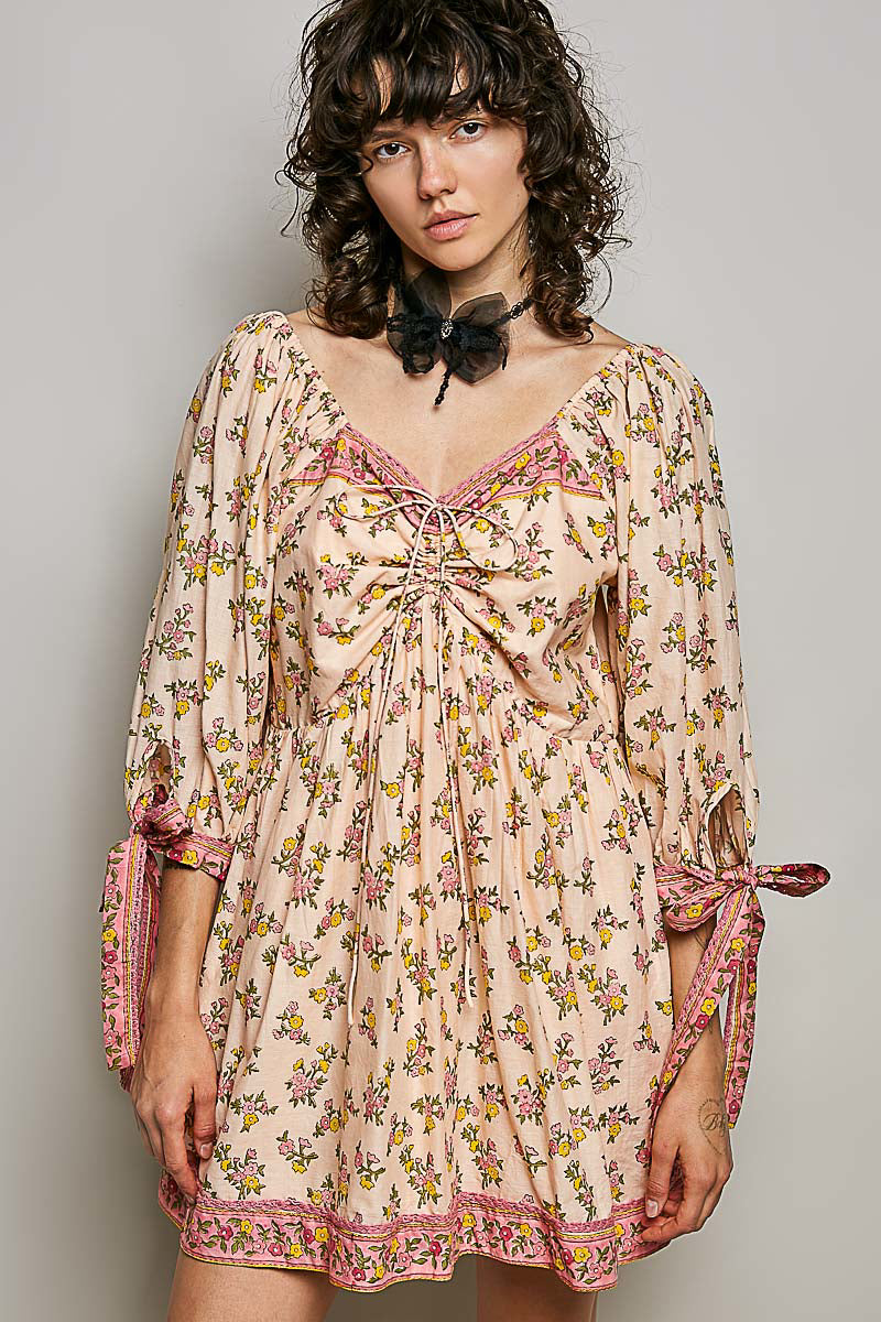 POL - Floral Printed Woven Mini Dress - 926 West
