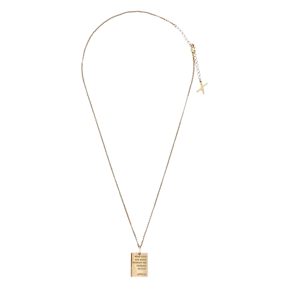 Wings Pendant Necklace by Atticus Poetry