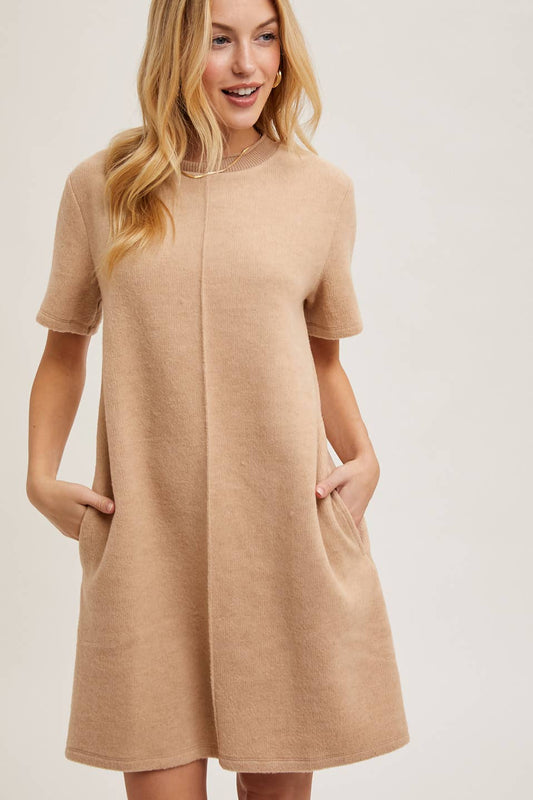 SOFT SHORT T-SHIRT DRESS Bluivy
