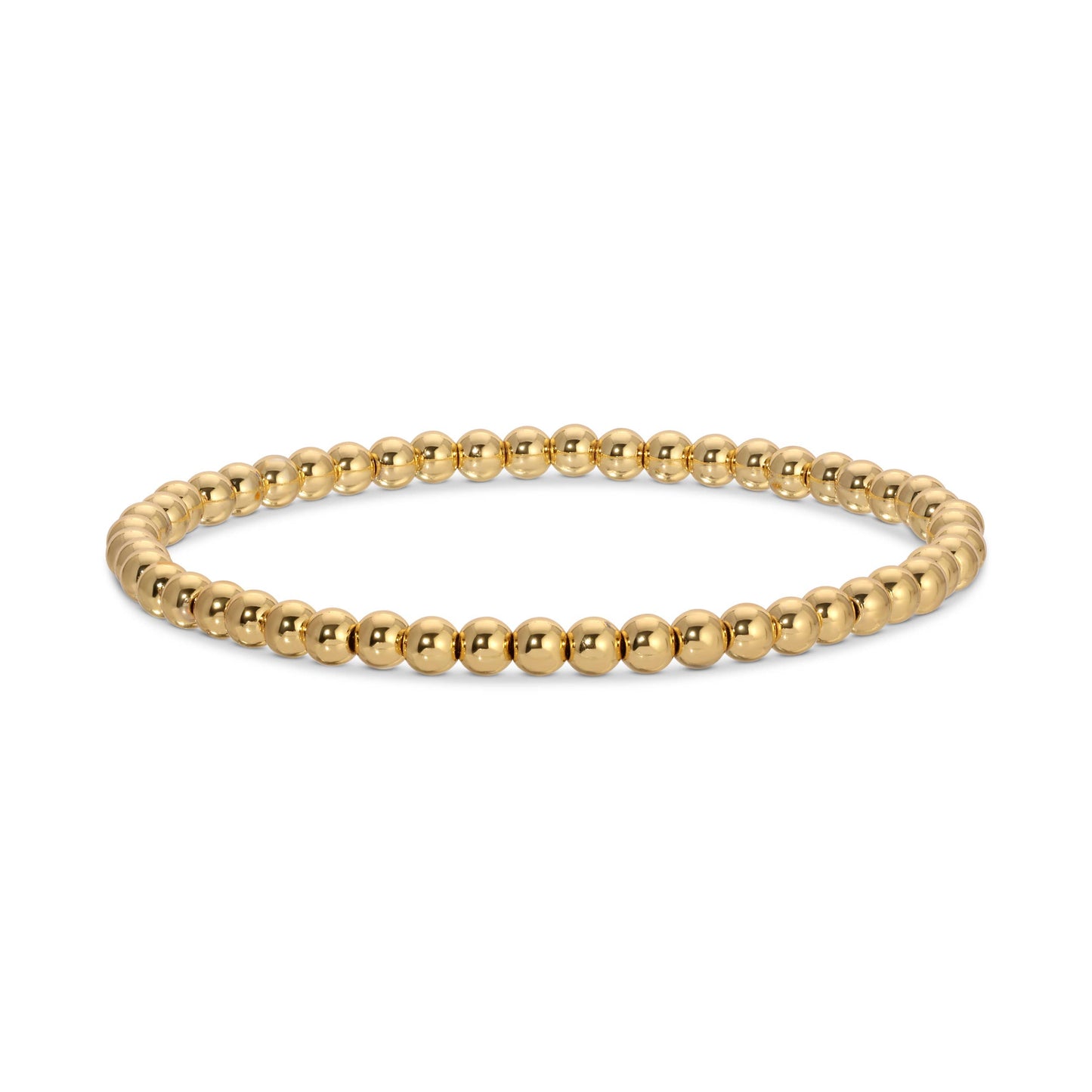 Splendid Iris -  4mm Bead Stretch Bracelet B3203 - 926 West