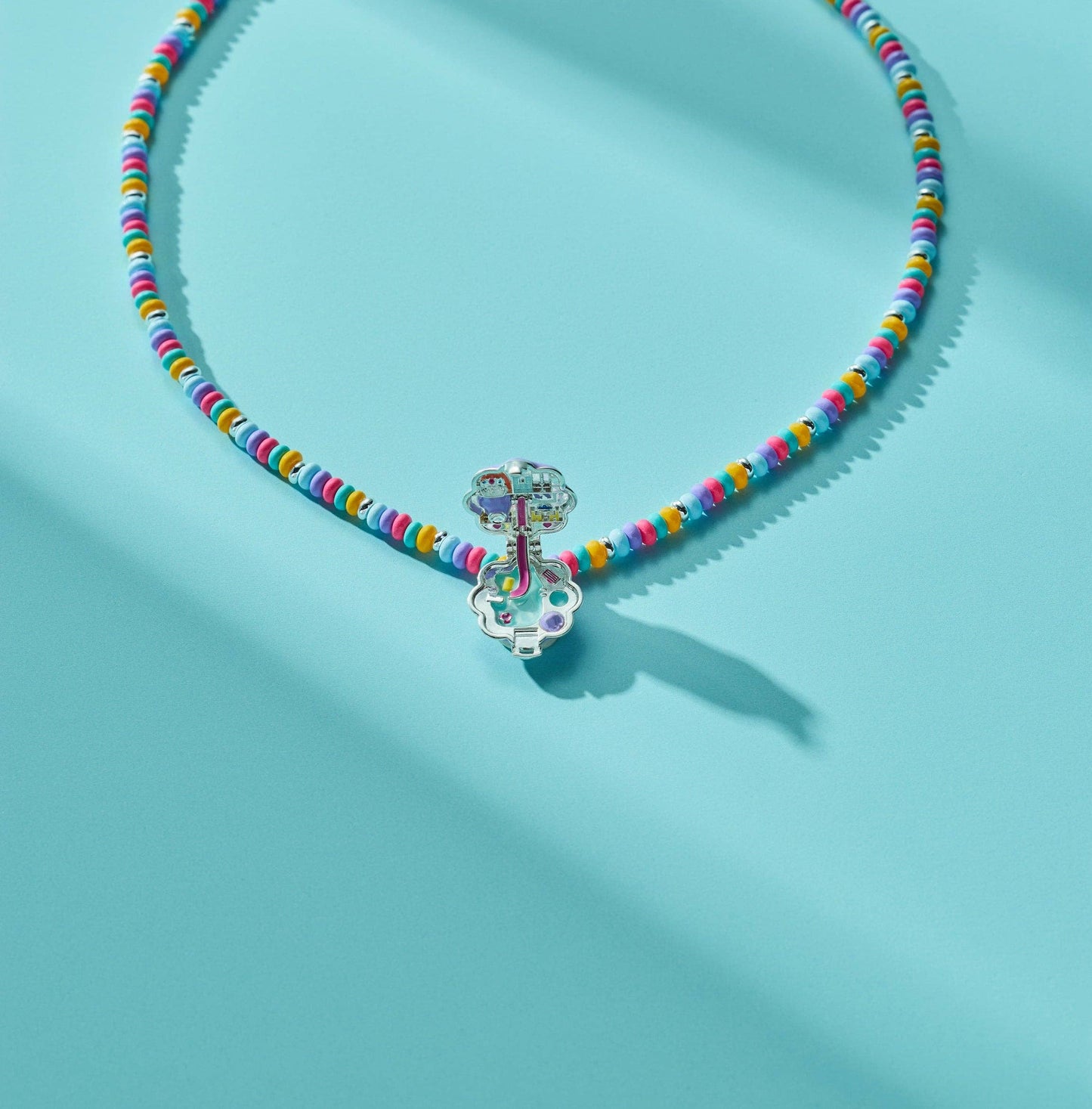ALEX + ANI - Polly Pocket™ Limited Edition Pool Party Beaded Locket Necklace