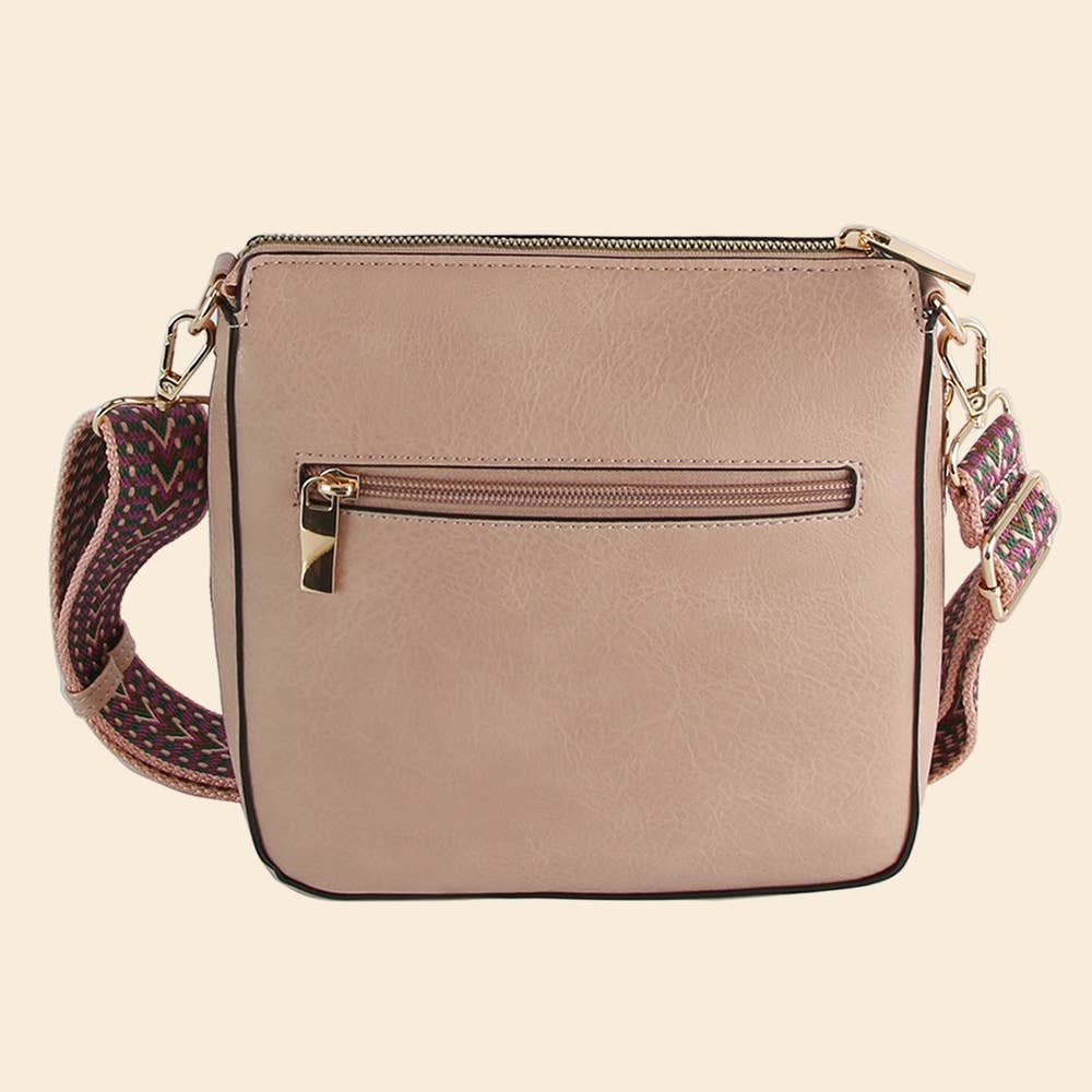 Boho Strap Faux Leather Crossbody Messenger Bag Anarchy Street