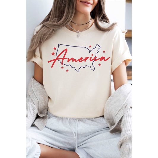 AMERICA STARS Graphic Tee 926 WEST