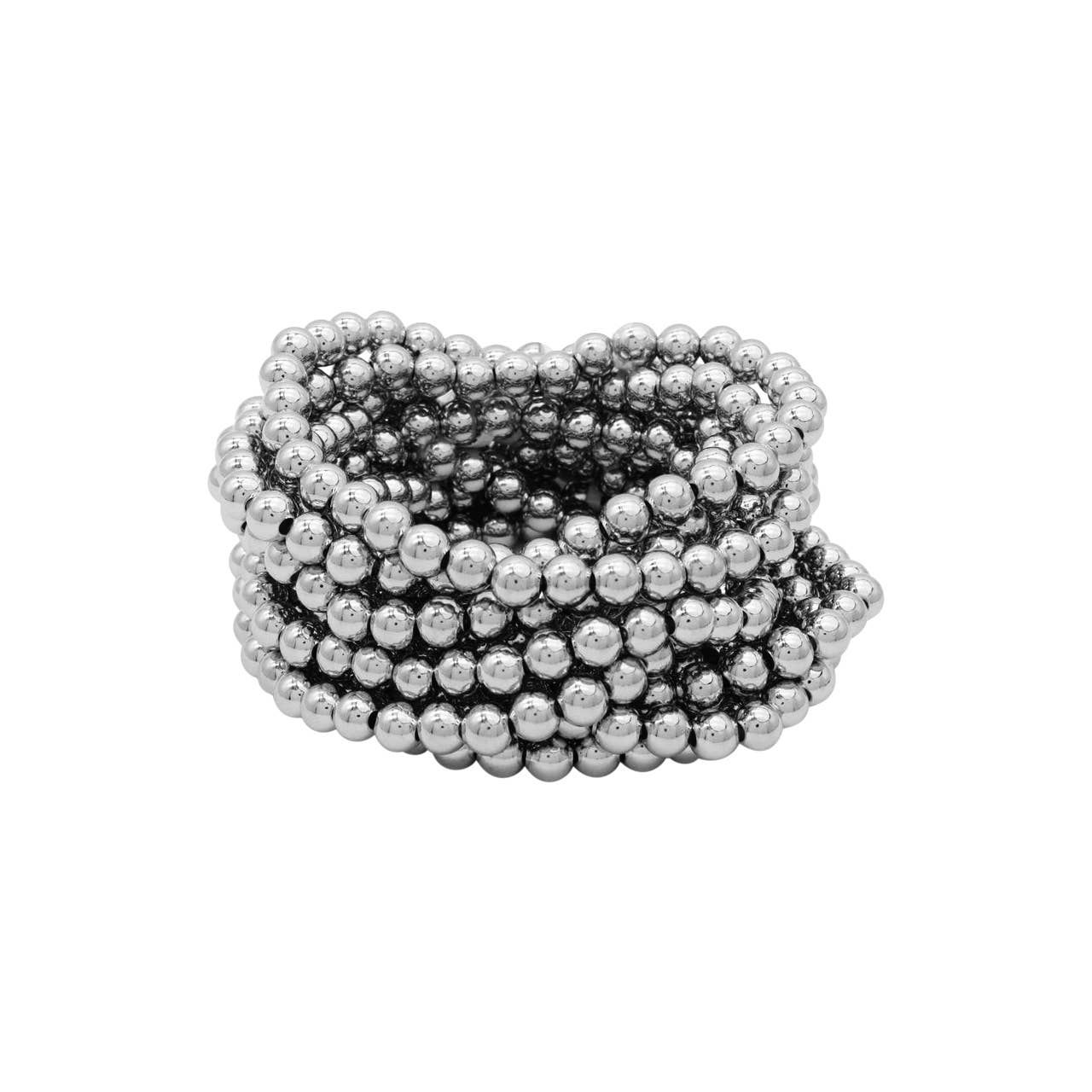 Splendid Iris -  6mm Beaded Bracelet B3286