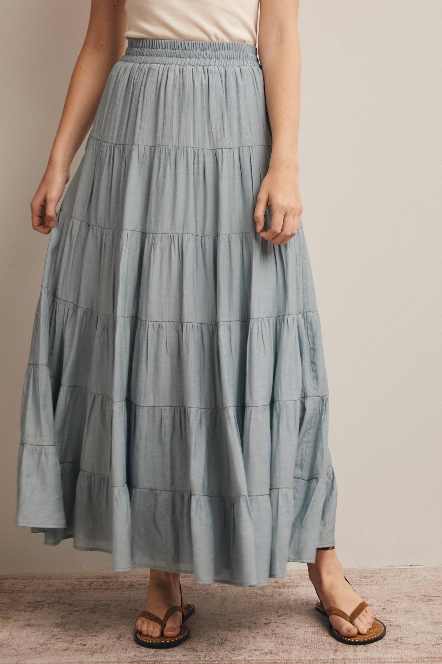 Tiered Maxi Skirt FSK0015