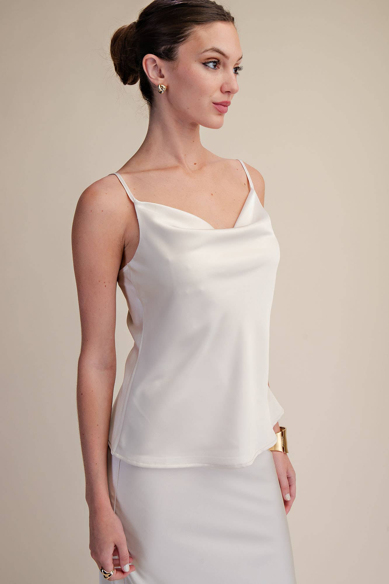 Cowl Neck Adjustable Cami