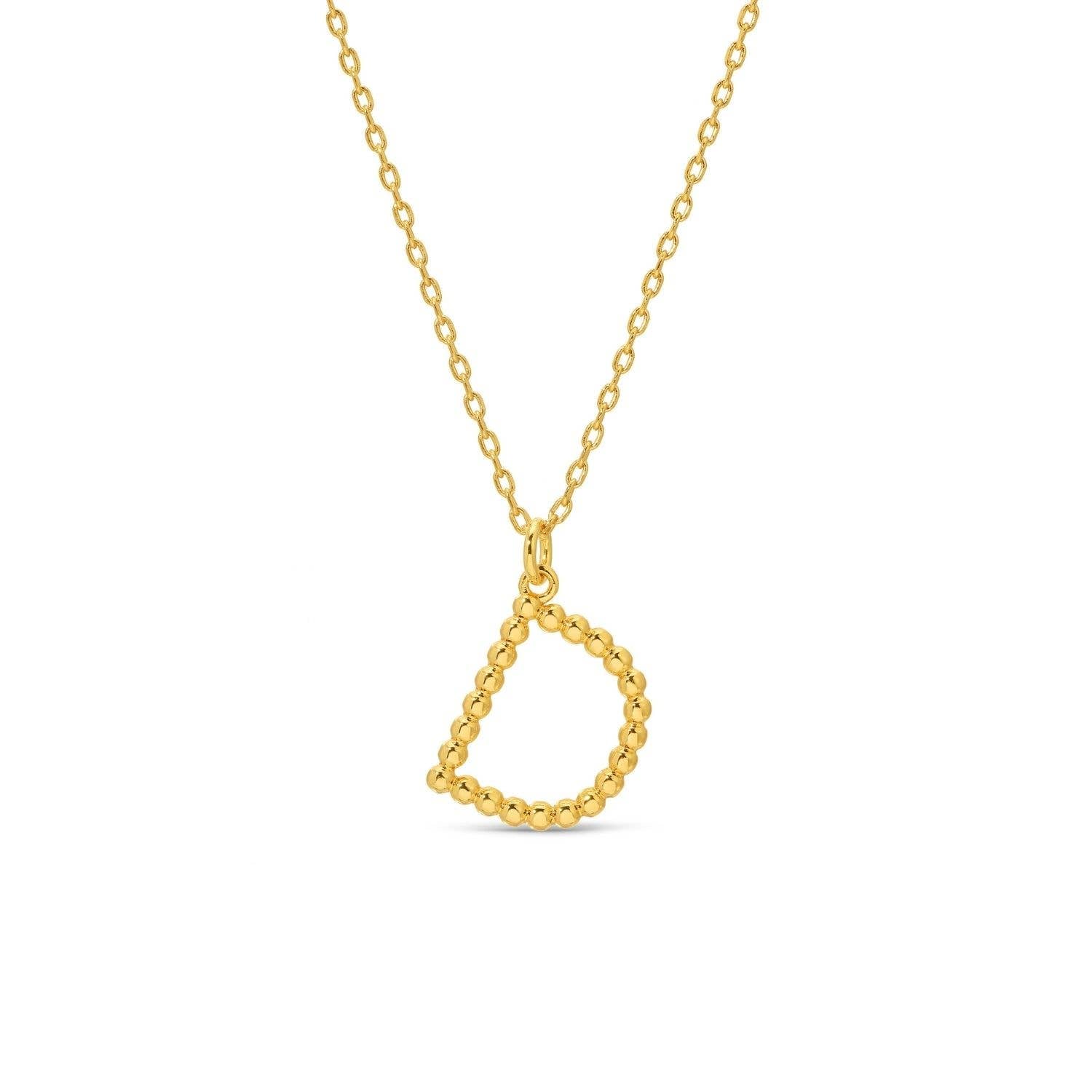 Splendid Iris - Delicate Initial Pendant - Assorted - 926 West