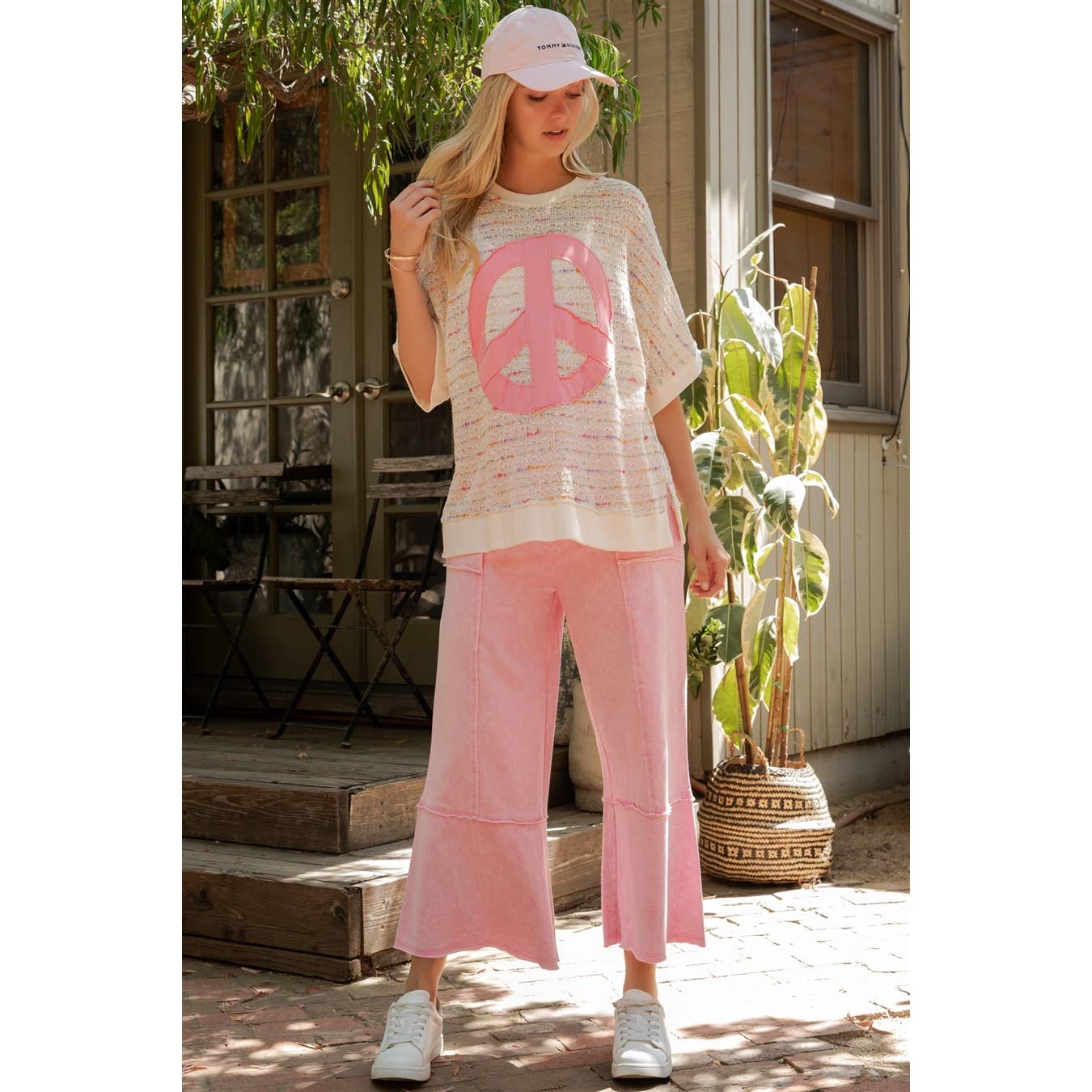 Mineral Washed Terry Knit Pants