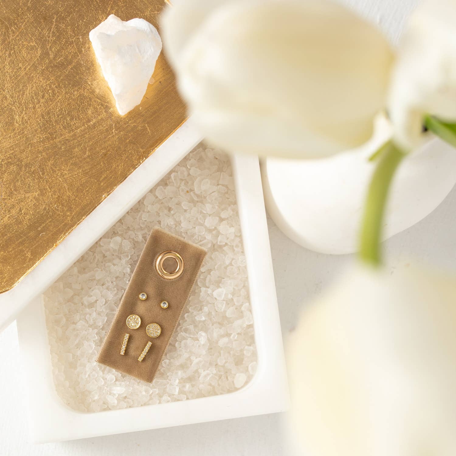 SPLENDID IRIS - Pavé Velvet Stud Gift Set E7448 - 926 West