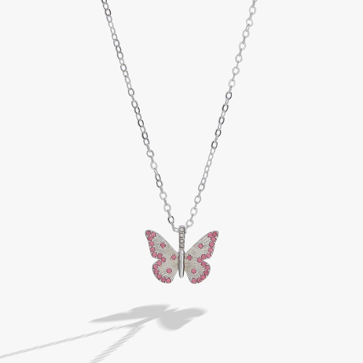 Alex & Ani October 'Serenity' Butterfly Birthstone Pendant
