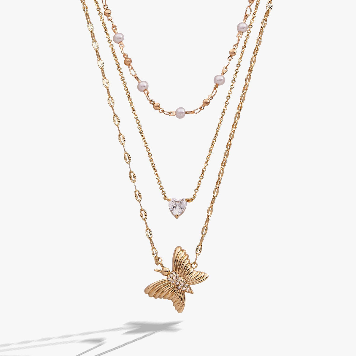 ALEX + ANI - Festival Stranded™ Butterfly Necklace