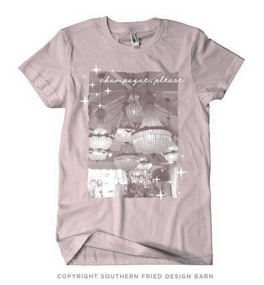 **NEW** Champagne Please Shirt SOUTHERN FRIED DESIGN BARN