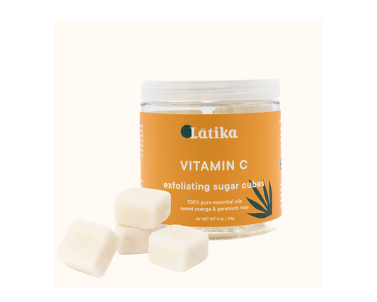 Vitamin C - Sugar Scrub Cubes 🍊 Latika Beauty