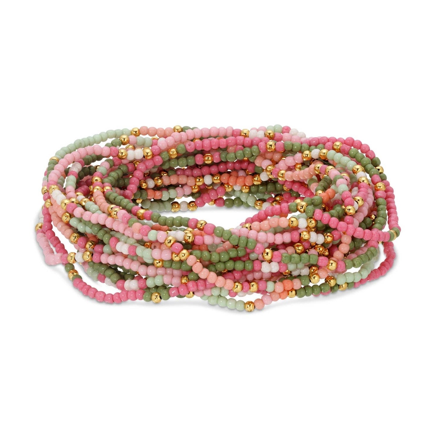 SPLENDID IRIS- Assorted 2mm Stretch Seed Bead Bracelets - 926 West