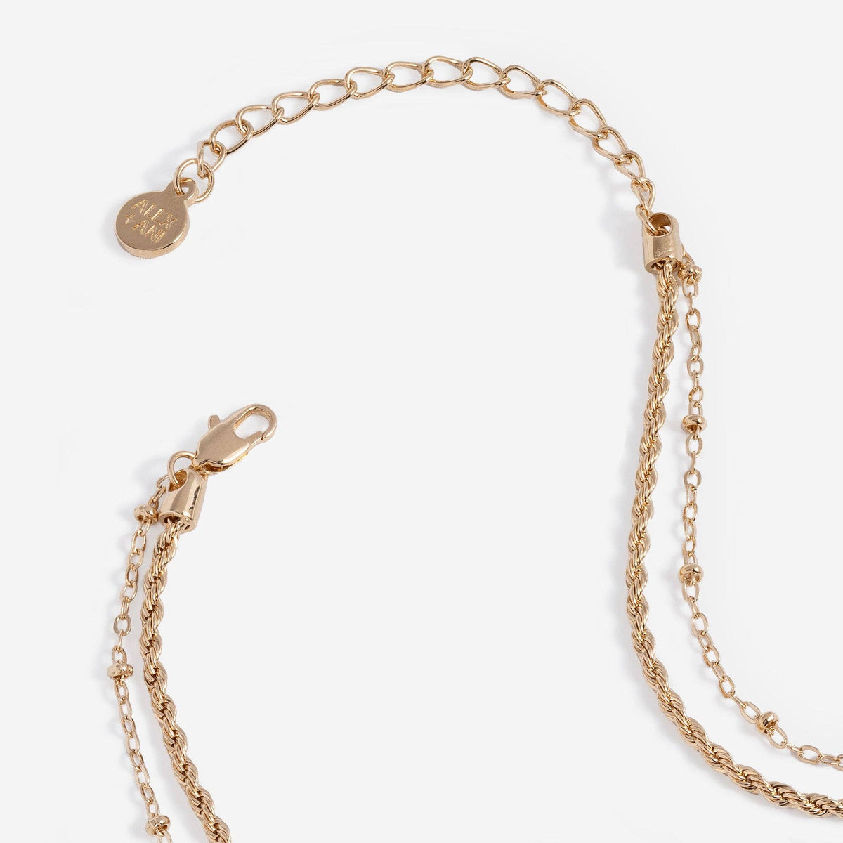 Alex & Ani Crystal Dragonfly Double Layer Necklace