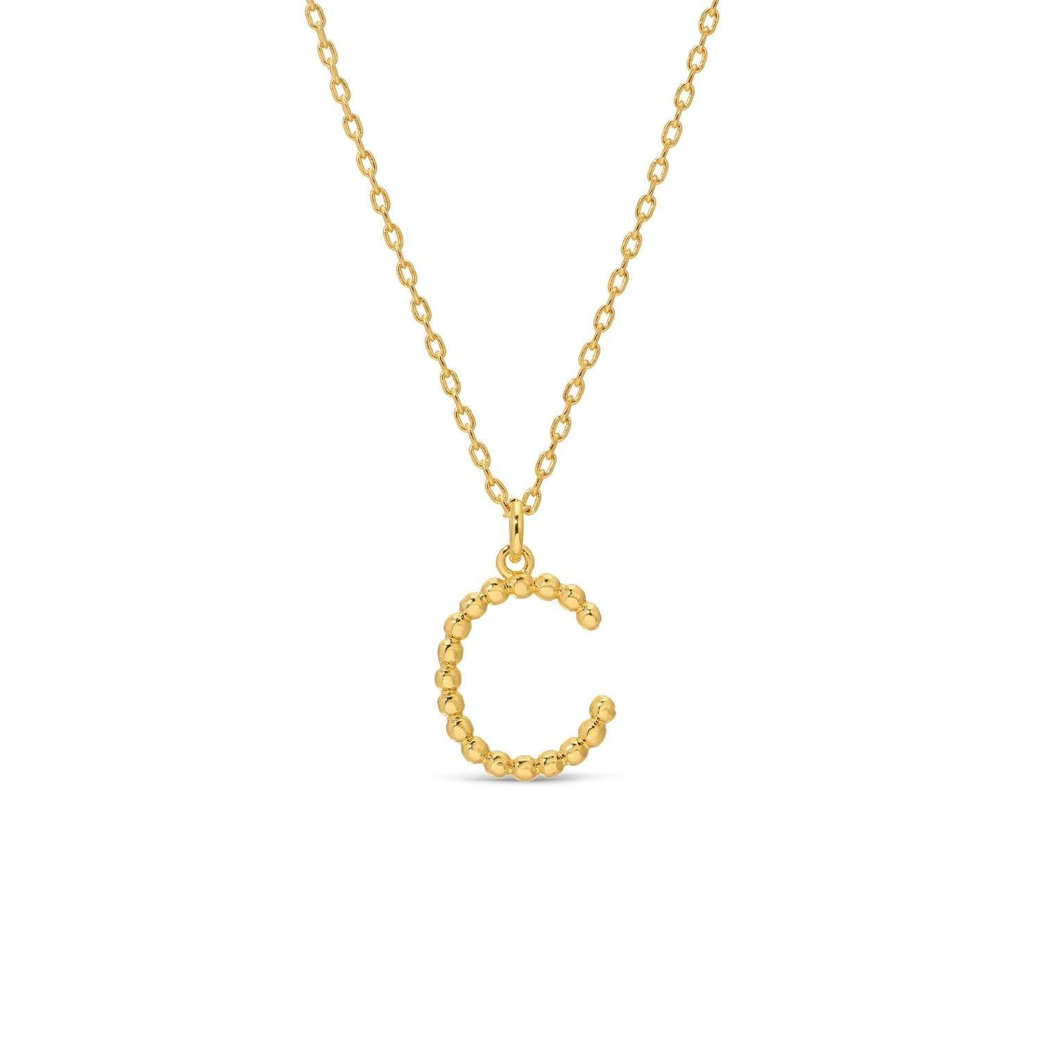 Splendid Iris - Delicate Initial Pendant - Assorted - 926 West