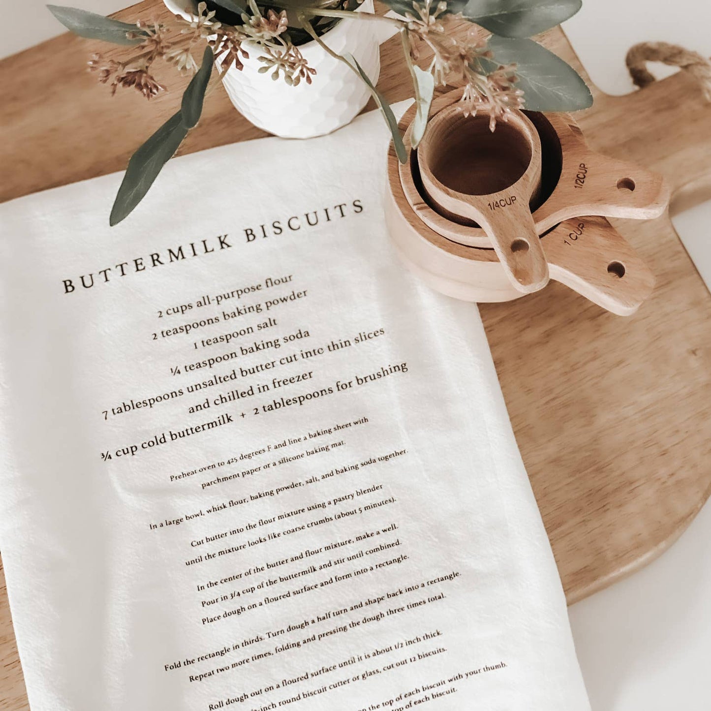 Buttermilk Biscuits Hand Towel - Home Decor & Gifts Sweet Water Decor