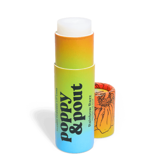 Poppy & Pout - Limited Edition, Lip Balm, Rainbow Razz