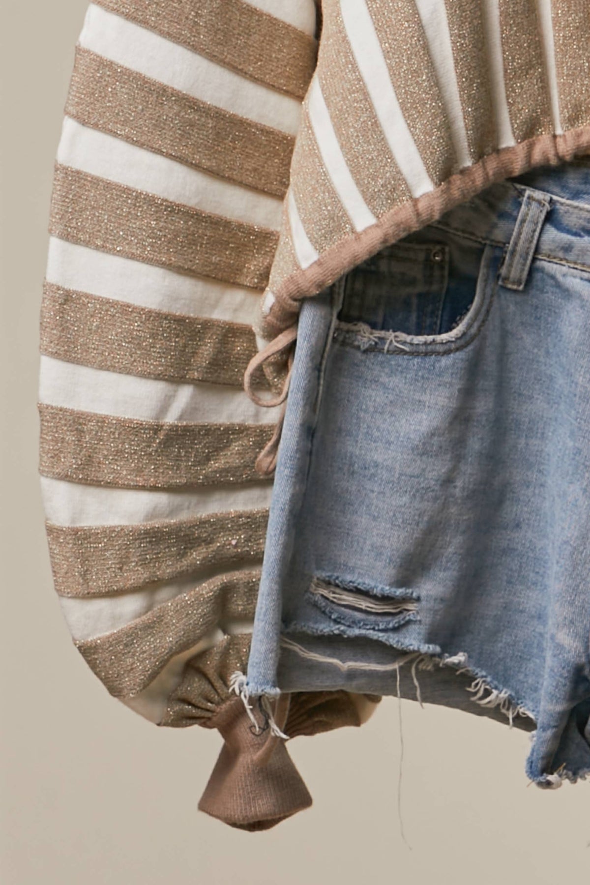 Mello Gold Stripe Sweater