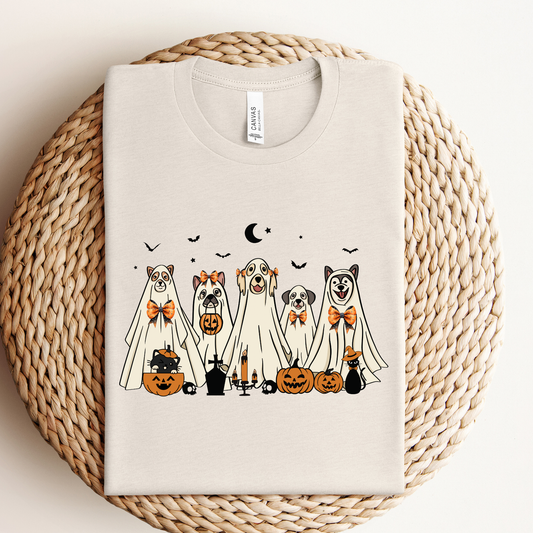 Halloween Dogs Graphic T-Shirt