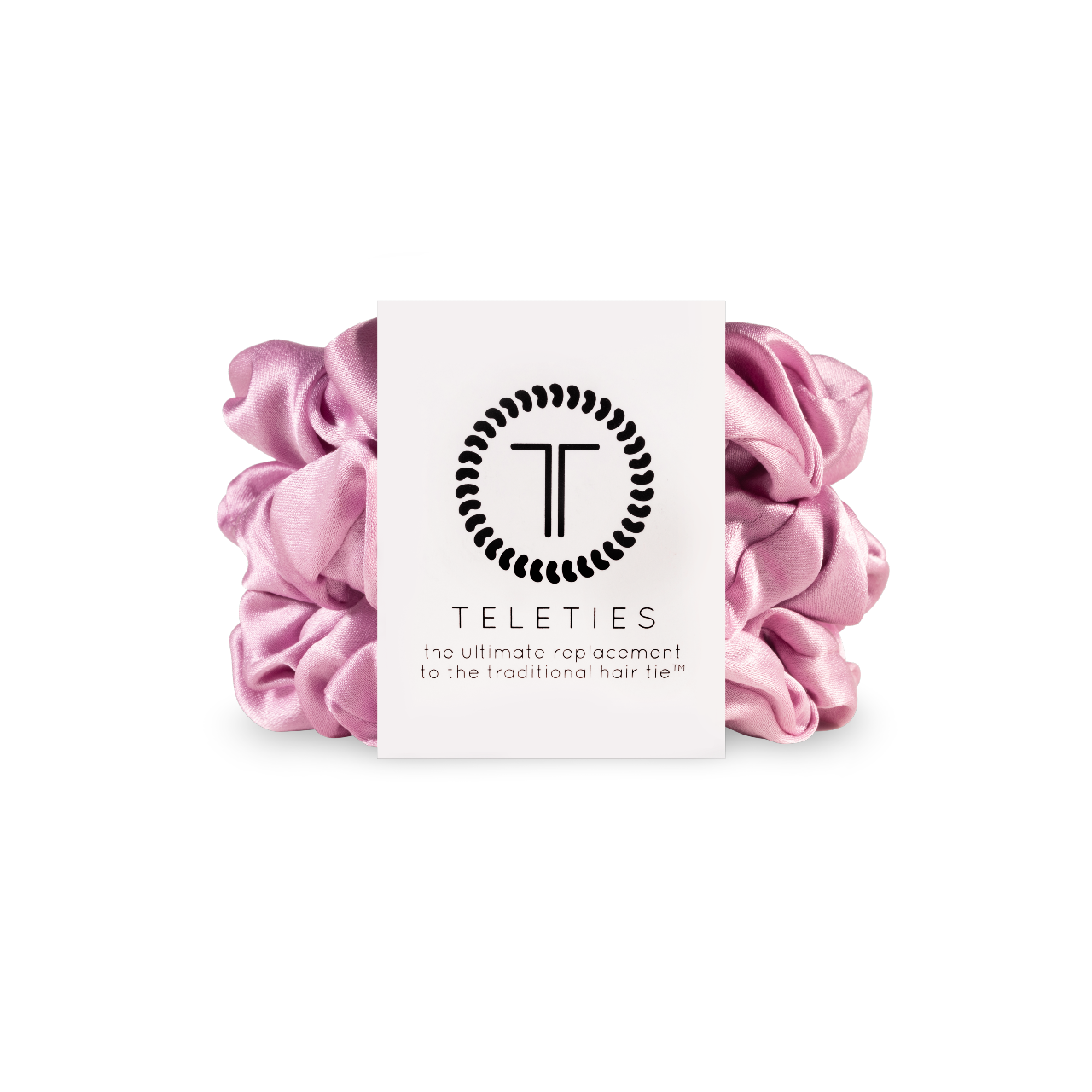 Silk Scrunchies | Large | I Pink I Love You TELETIES