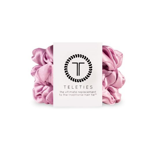 Silk Scrunchies | Large | I Pink I Love You TELETIES