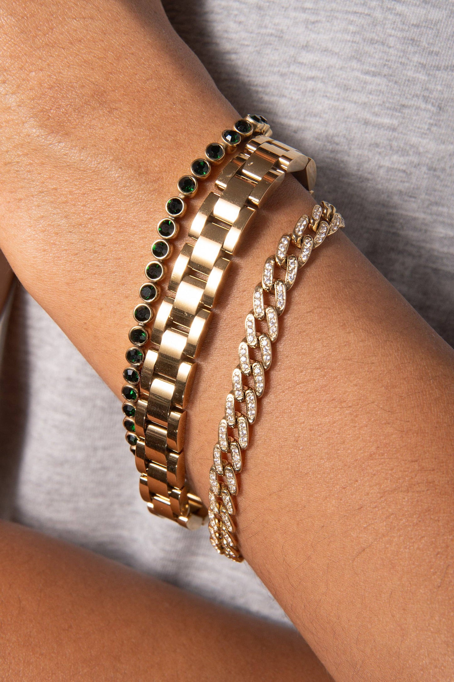 ALEX + ANI - Chunky Watch Strap Bracelet